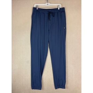 Rhone Essentials Navy Blue Jogger Pants Men's Large Elastic Waist Drawstring